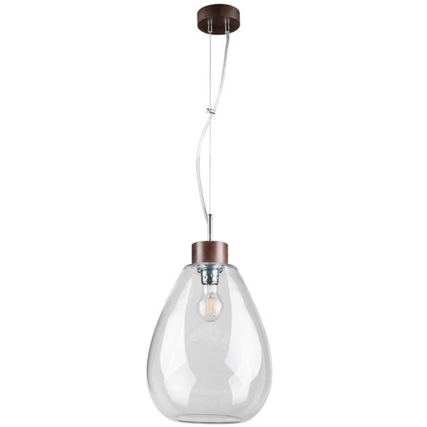 Підвісна люстра PIRO 1xE27/60W/230V бук
