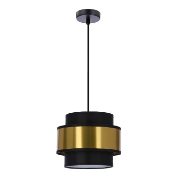 Підвісна люстра PRESTIGE 1xE27/40W/230V золотий/чорний