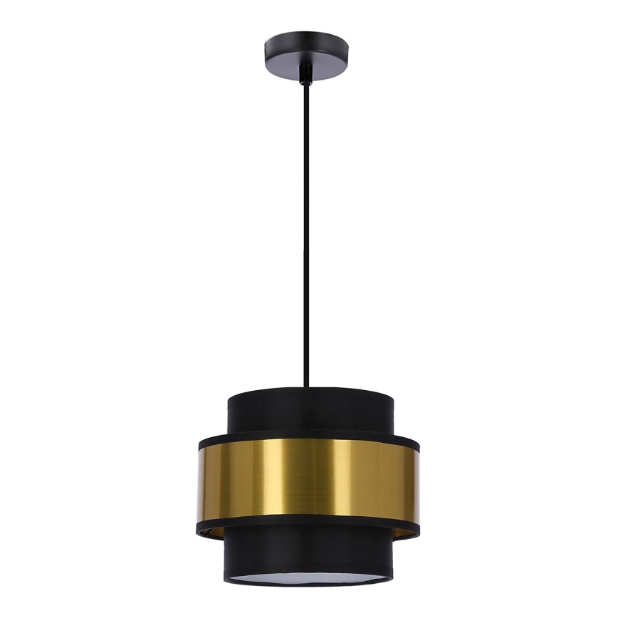Підвісна люстра PRESTIGE 1xE27/40W/230V золотий/чорний