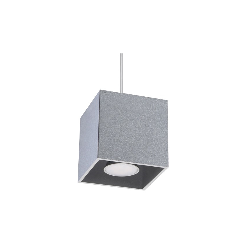 Підвісна люстра QUAD 1 1xGU10/40W/230V сірий