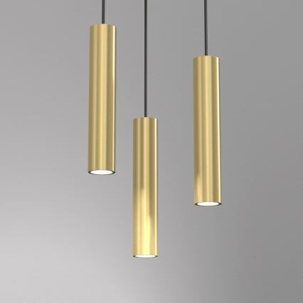 Підвісна люстра RAITO 3xGU10/8W/230V латунь
