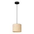 Підвісна люстра RATTAN 1xE27/60W/230V діаметр 18 см ротанґ