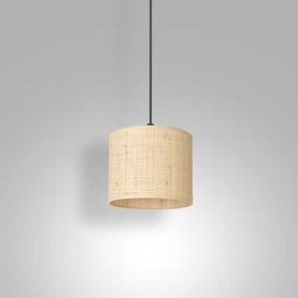 Підвісна люстра RATTAN 1xE27/60W/230V діаметр 18 см ротанґ