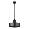 Підвісна люстра RIF 1xE27/60W/230V ø 25 см чорний