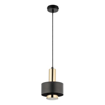 Підвісна люстра RIF LUX 1xGX53/12W/230V діаметр 15 см чорний/золотий