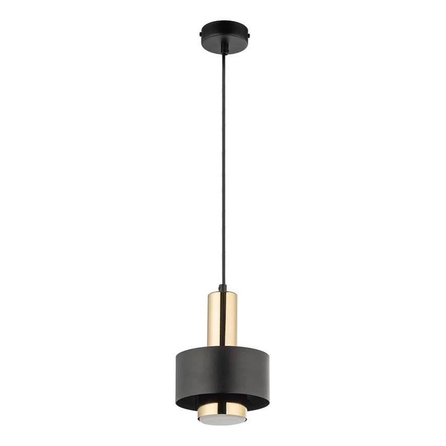 Підвісна люстра RIF LUX 1xGX53/12W/230V діаметр 15 см чорний/золотий