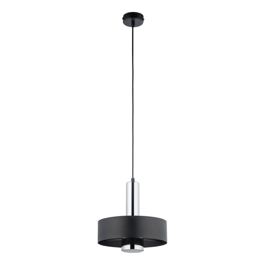 Підвісна люстра RIF LUX 1xGX53/12W/230V діаметр 25 см чорний/глянцевий хром