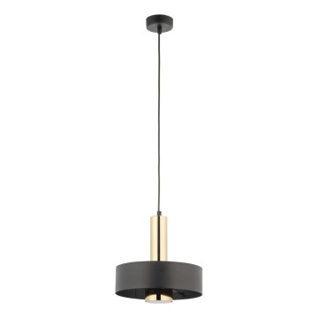 Підвісна люстра RIF LUX 1xGX53/12W/230V діаметр 25 см чорний/золотий
