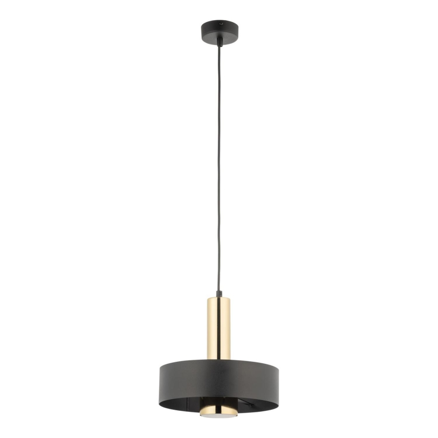 Підвісна люстра RIF LUX 1xGX53/12W/230V діаметр 25 см чорний/золотий