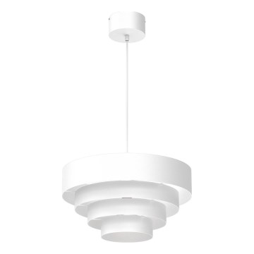 Підвісна люстра RINGS 1xE27/15W/230V білий