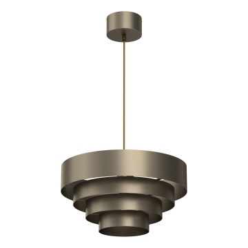 Підвісна люстра RINGS 1xE27/15W/230V латунь
