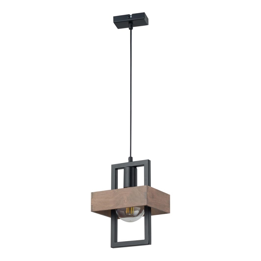 Підвісна люстра ROBIN 1xE27/60W/230V дерево