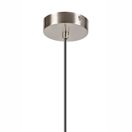 Підвісна люстра ROLLO 1xE14/5W/230V матовий хром/димчастий