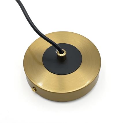 Підвісна люстра ROLLO 1xE14/5W/230V золотий/димчастий бежевий