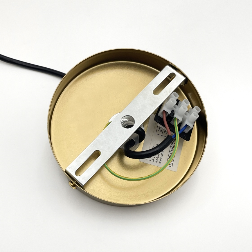 Підвісна люстра ROLLO 1xE14/5W/230V золотий/димчастий бежевий