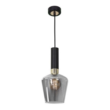 Підвісна люстра ROMA BLACK 1xE27/60W/230V