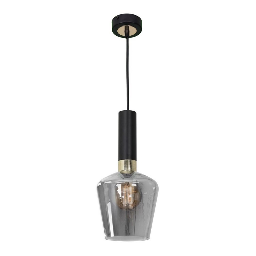 Підвісна люстра ROMA BLACK 1xE27/60W/230V