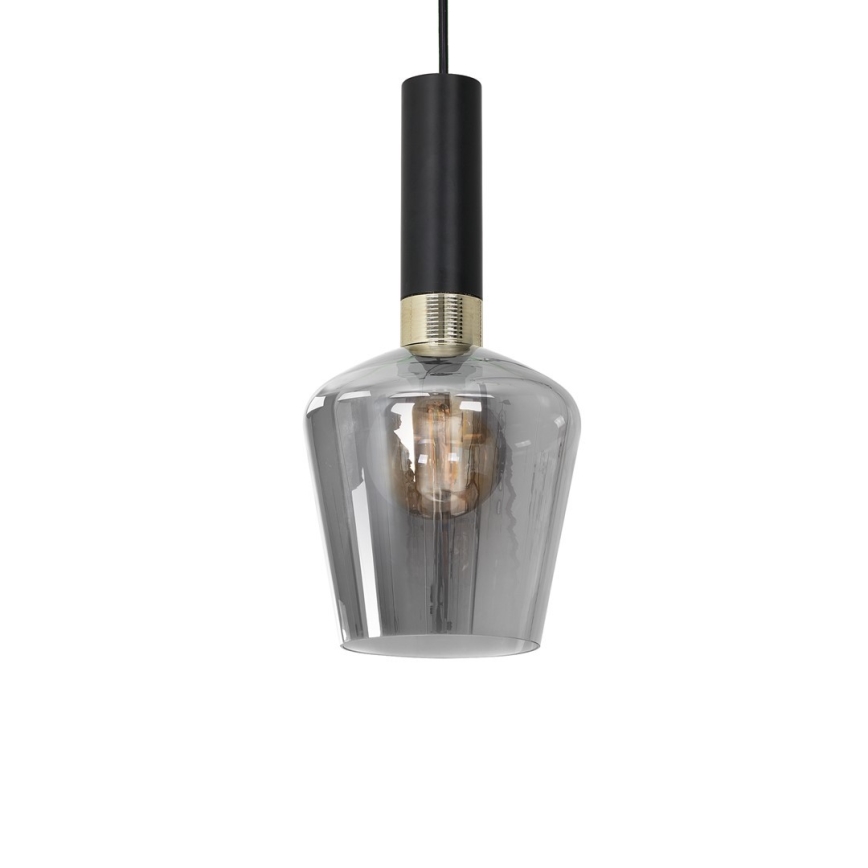 Підвісна люстра ROMA BLACK 1xE27/60W/230V