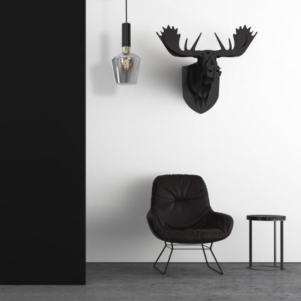 Підвісна люстра ROMA BLACK 1xE27/60W/230V