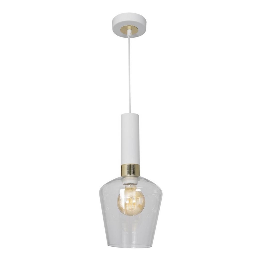 Підвісна люстра ROMA WHITE 1xE27/60W/230V