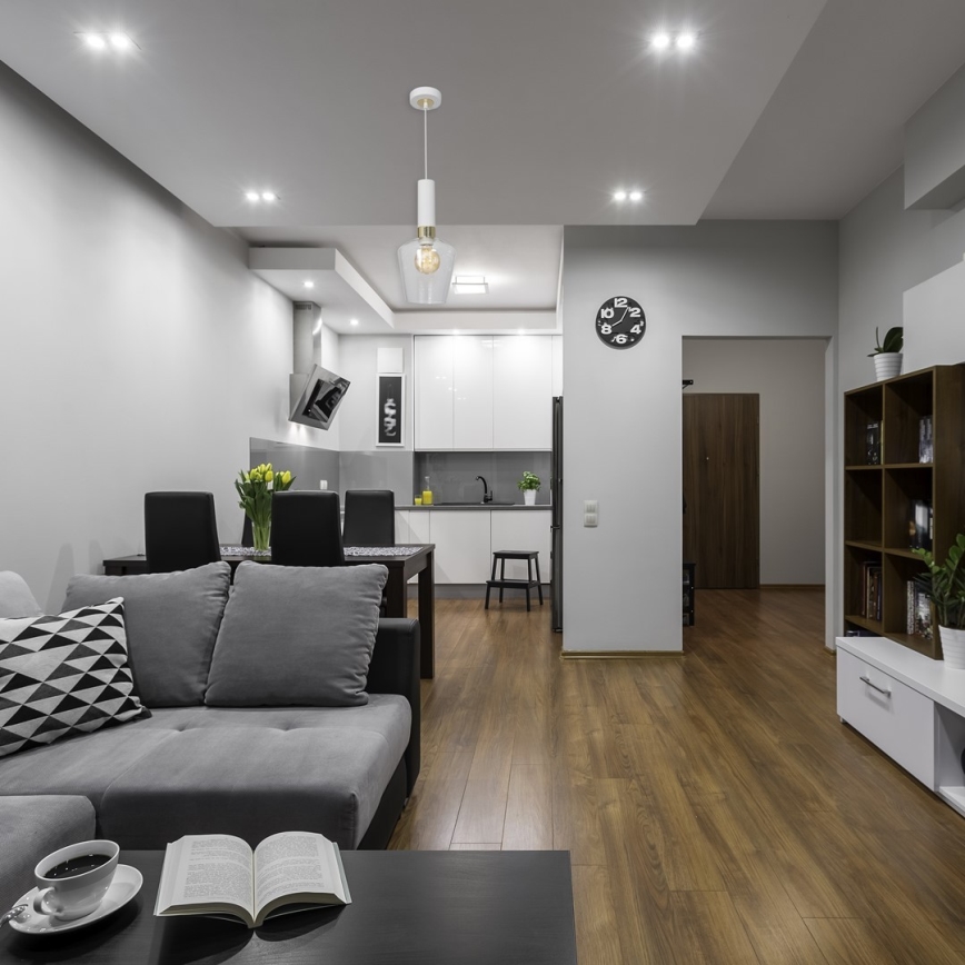 Підвісна люстра ROMA WHITE 1xE27/60W/230V