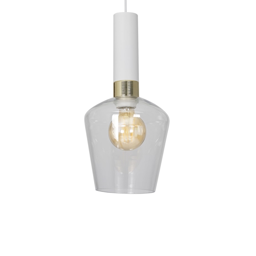 Підвісна люстра ROMA WHITE 1xE27/60W/230V