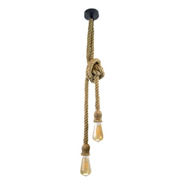 Підвісна люстра ROPE 2xE27/12W/230V