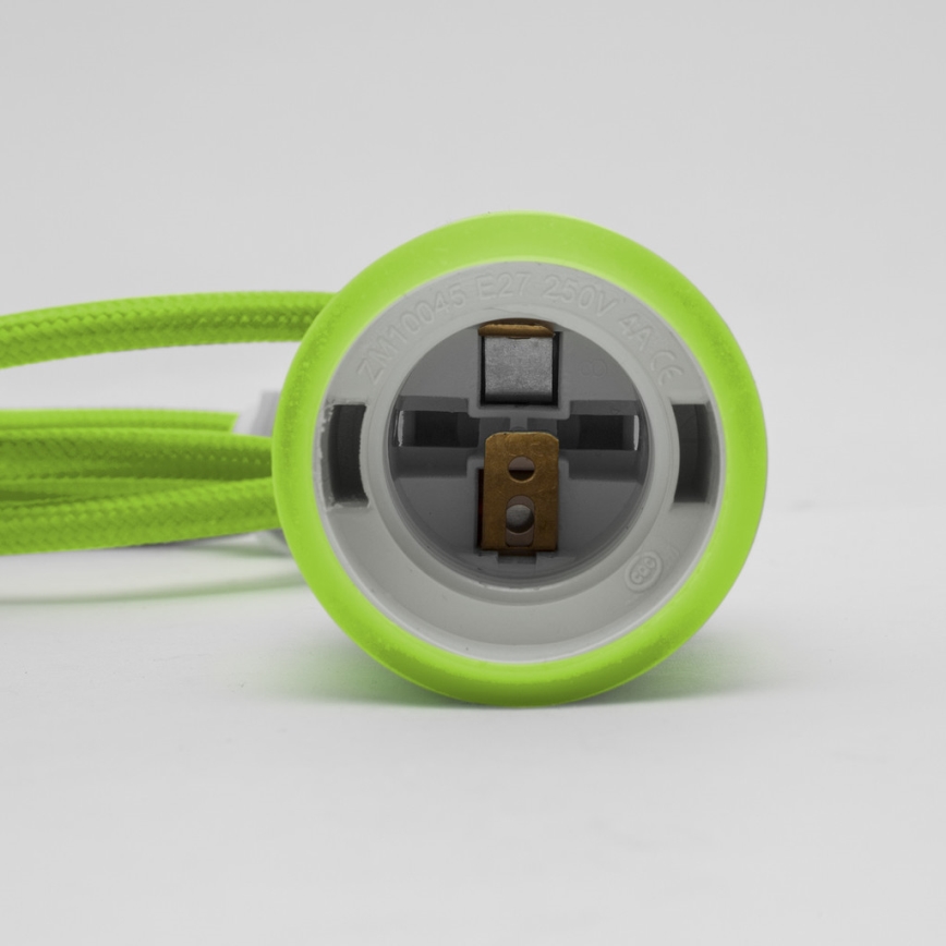 Підвісна люстра ROXY 1xE27/60W/230V зелений