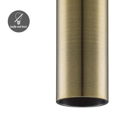 Підвісна люстра SAGA 1xE27/40W/230V латунь