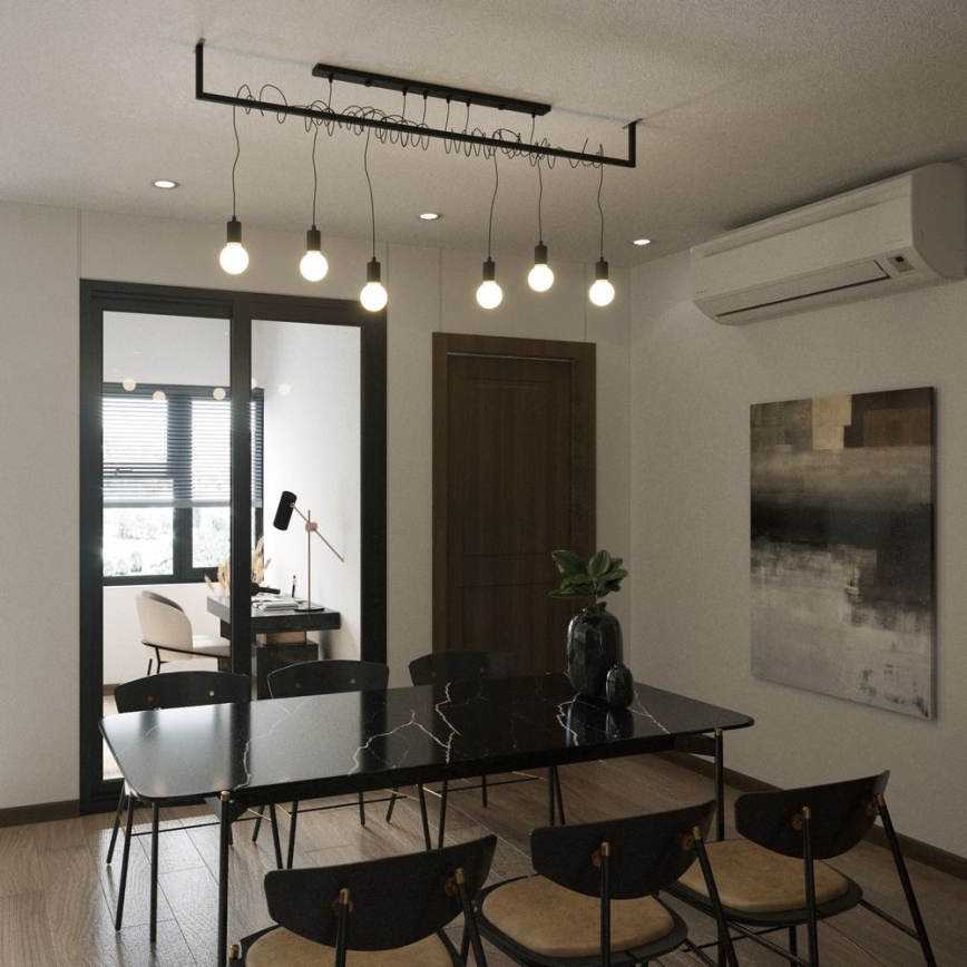 Підвісна люстра SALAMANCA 2xE27/60W/230V