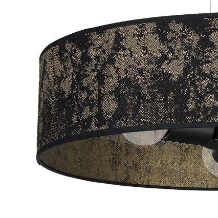Підвісна люстра SATINO 3xE27/60W/230V золотий