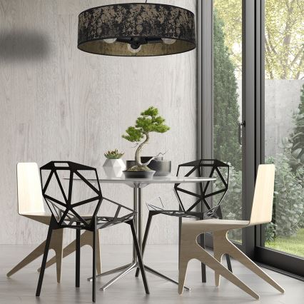 Підвісна люстра SATINO 3xE27/60W/230V золотий