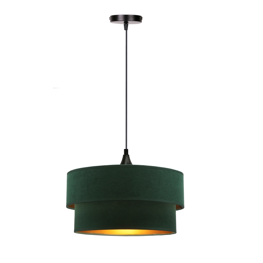 Підвісна люстра SCOPELLO 1xE27/60W/230V зелений