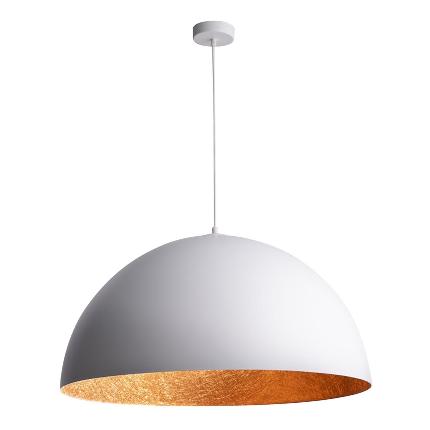 Підвісна люстра SFERA 1xE27/60W/230V діаметр 35 см білий/мідний