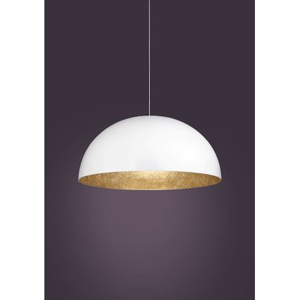 Підвісна люстра SFERA 1xE27/60W/230V діаметр 35 см білий/золотистий