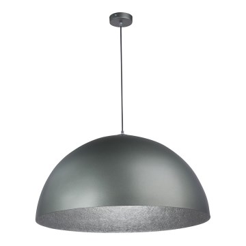 Підвісна люстра SFERA 1xE27/60W/230V діаметр 35 см сірий/срібний