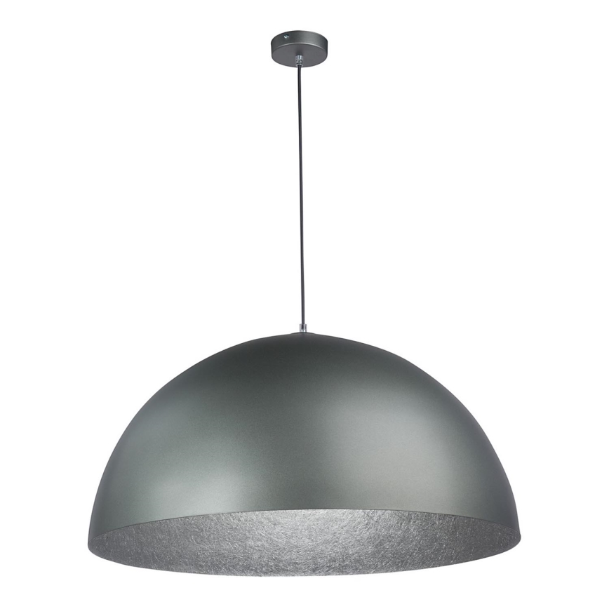 Підвісна люстра SFERA 1xE27/60W/230V діаметр 35 см сірий/срібний