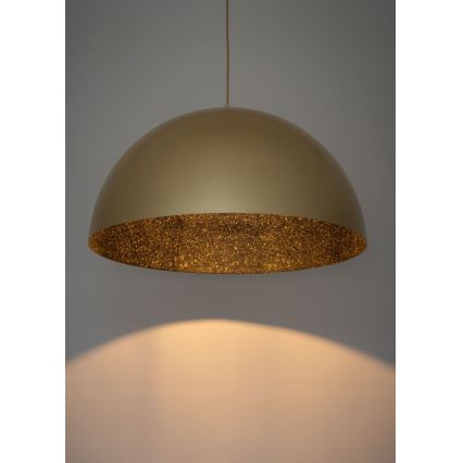 Підвісна люстра SFERA 1xE27/60W/230V діаметр 35 см золотистий/чорний
