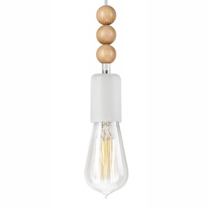 Підвісна люстра SIMON 1xE27/60W/230V бук