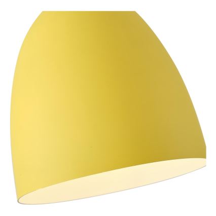 Підвісна люстра SIMPLO 1xE27/15W/230V жовтий діаметр 23 см