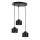 Підвісна люстра SIMPLY BLACK 3xE27/60W/230V діаметр 32 см