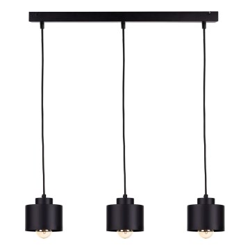 Підвісна люстра SIMPLY BLACK 3xE27/60W/230V