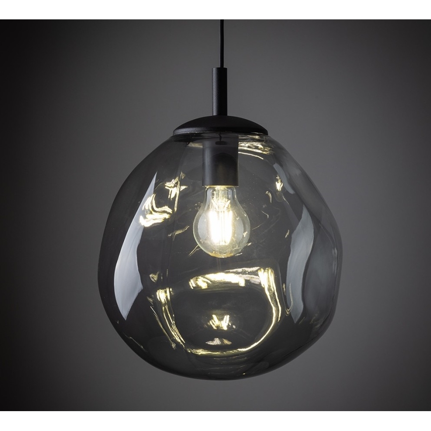 Підвісна люстра SOL 1xE27/60W/230V чорний