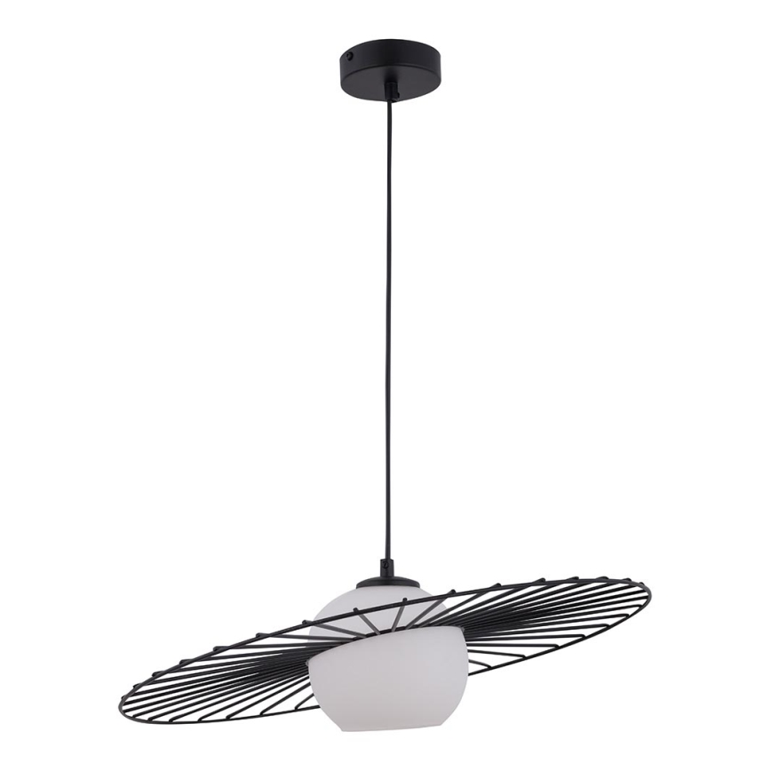 Підвісна люстра SOL 1xE27/60W/230V чорний