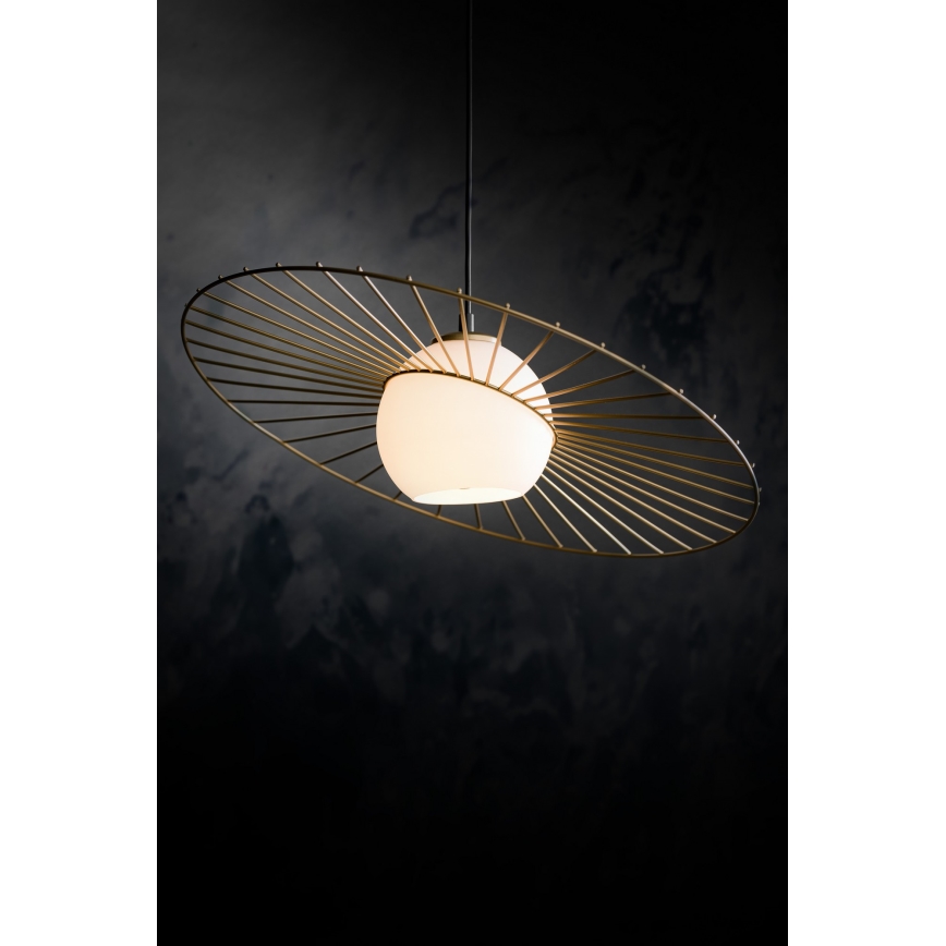 Підвісна люстра SOL 3xE27/60W/230V золотий
