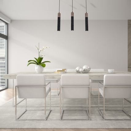 Підвісна люстра SOLO 3xGU10/MR11/40W/230V чорний