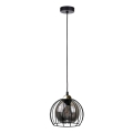 Підвісна люстра SOLO BLACK 1xE27/60W230V чорний/золотий