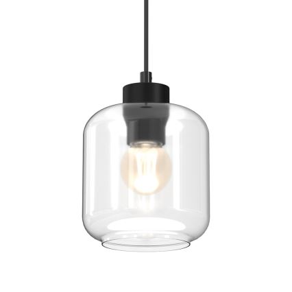 Підвісна люстра SOMBRA 1xE27/60W/230V прозорий