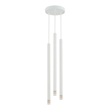 Підвісна люстра STALACTITE LASER 3xG9/3W/230V білий