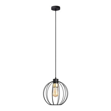 Підвісна люстра STARLIGHT 1xE27/15W/230V чорний/золотий